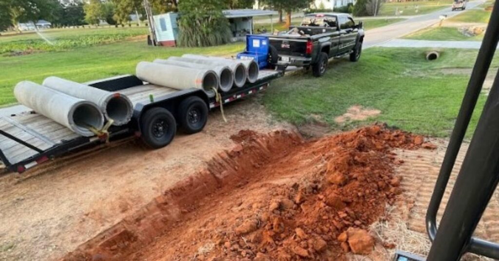 Sloped Yard Drainage