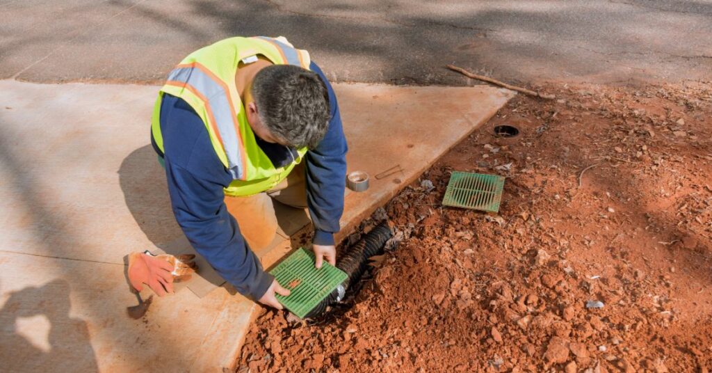 Sloped Yard Drainage