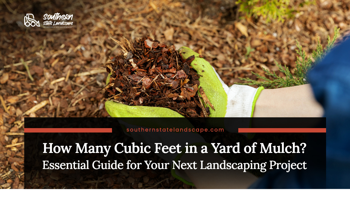 how many cubic feet in a yard of mulch